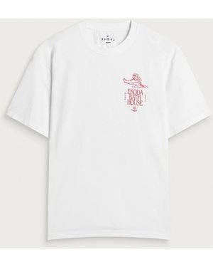 Edwin Ekoda Bath House Ts T-Shirt - White
