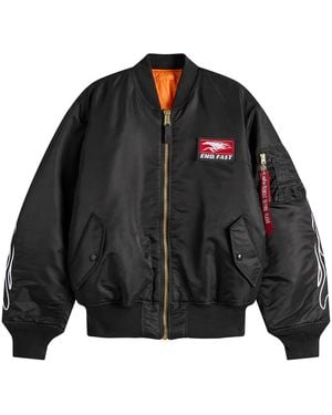 Alpha Industries End. X Ma-1 Bomber Jacket - Black
