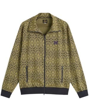 Needles Poly Jacquard Track Jacket - Green