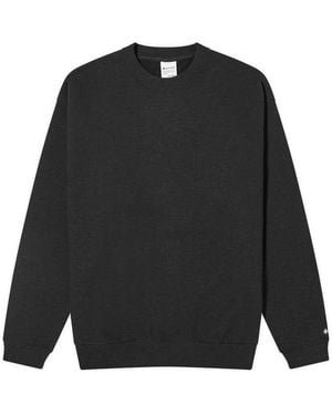 Snow Peak Recycled Cotton Crew Neck Sweat - Black