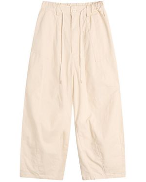 FRIZMWORKS Cotton Balloon Trousers - Natural