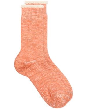 RoToTo Double Face Sock - Brown