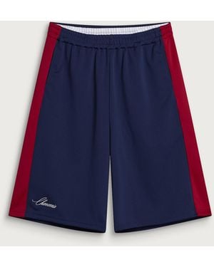 Willy Chavarria Exposed Bball Short - Blue