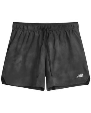New Balance Rc Reflective Short 5" - Black