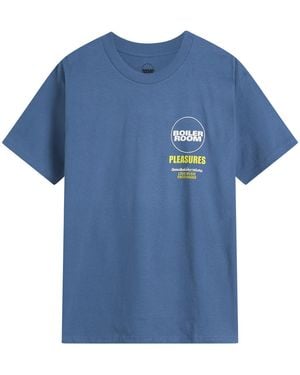 Pleasures X Boiler Room Turntable T-Shirt - Blue