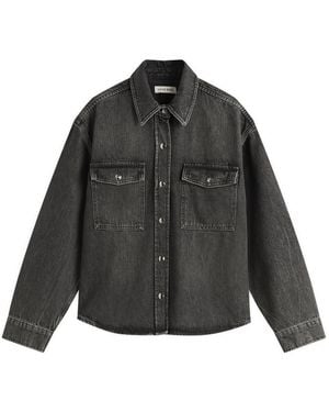 Anine Bing Paxton Denim Shirt - Black