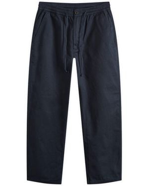 Universal Works Twill Hi Water Trouser - Blue