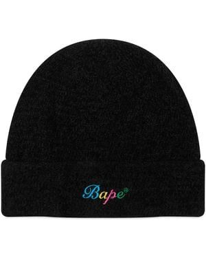 A Bathing Ape Bape Beanie - Black