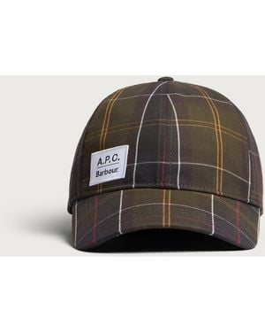 Barbour X A.P.C. Tartan Cap - Green
