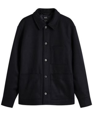 A.P.C. Emile Wool Chore Jacket - Black