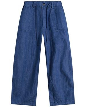 FRIZMWORKS Denim Balloon Pants - Blue