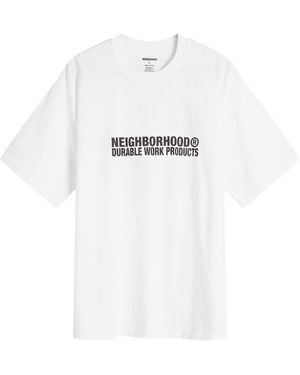 Neighborhood Sheltech Logo T-Shirt - White