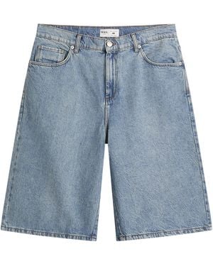 Wax London Luca Vintage Denim Shorts - Blue