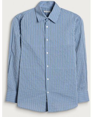 Carter Young Business Stripe Shirt - Blue