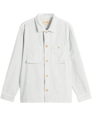 Folk Anniversary Patch Overshirt - White