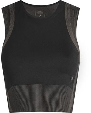 On Shoes Studo Knit Crop Top - Black