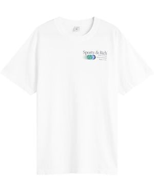 Sporty & Rich Invitational T-Shirt - White