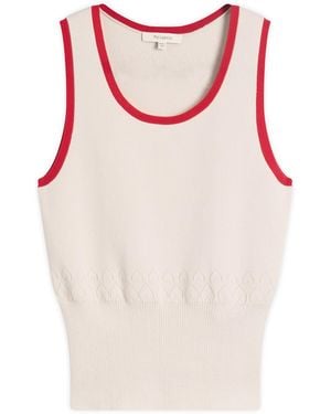 JW Anderson Contrast Trim Vest - Pink