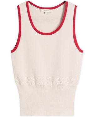 JW Anderson Contrast Trim Vest - Pink