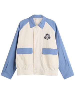 Drole de Monsieur Sport Nylon Bomber Jacket - Blue
