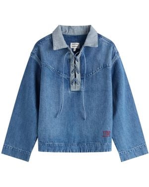 Damson Madder Scarlett Rugby Shirt - Blue