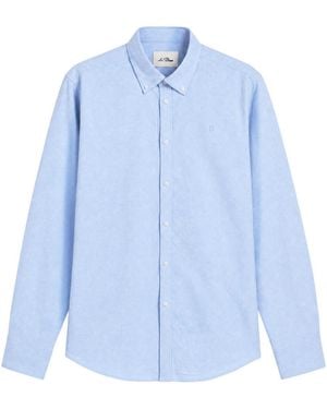 Les Deux Konrad Oxford Shirt - Blue