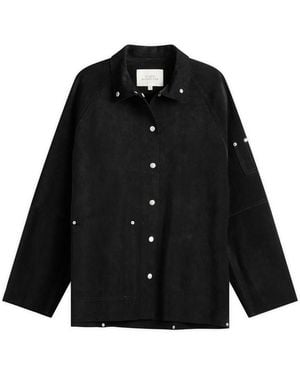 Studio Nicholson Dash Suede Jacket - Black