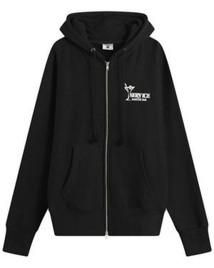 Service Works Martini Zip Hoodie - Black