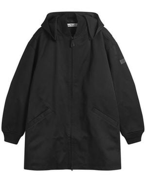 Acne Studios Cotton Nylon Workwear Parka Jacket - Black