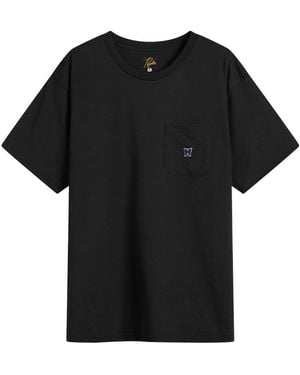 Needles Papillion Pocket T-Shirt - Black