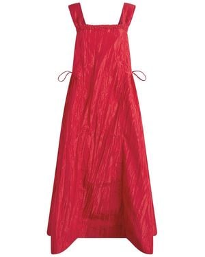 Damson Madder Elina Midi Dress - Red