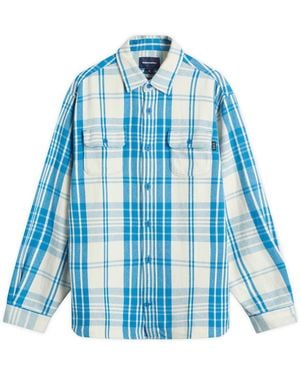 thisisneverthat Big Flannel Work Shirt - Blue