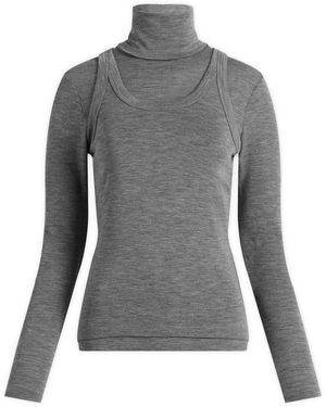 Rohe Double-Layer Merino Jersey Style - Gray