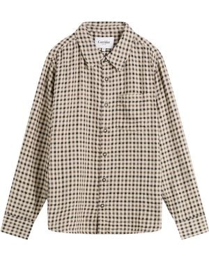 Corridor NYC Fall Check Long Sleeve Shirt - Natural
