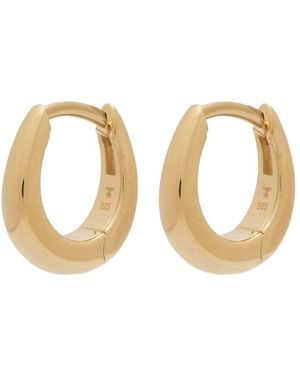 Tom Wood Liz Huggies Earrings - Metallic