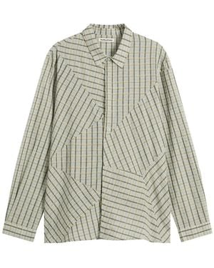 YMC Check Substance Shirt - Gray
