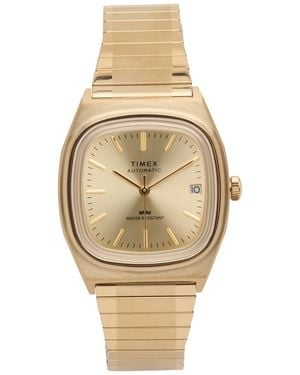 Timex Automatic 1983 E-Line Reissue 34Mm Watch - Metallic