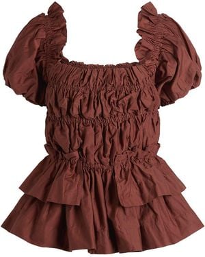 Damson Madder Lyza Blouse - Red