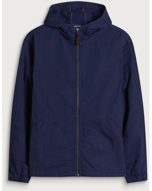 Gramicci Herringbone Hooded Jacket - Blue