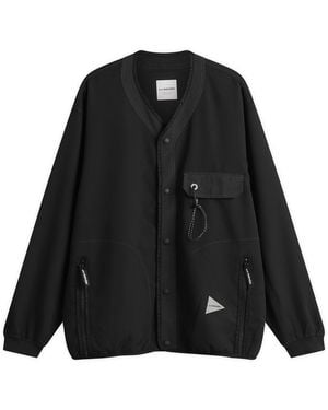 and wander Vent Cardigan - Black