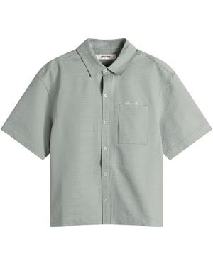 About Blank Textured Shirt - Gray