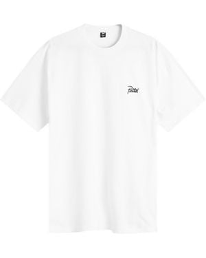 PATTA Script Logo T-Shirt - White