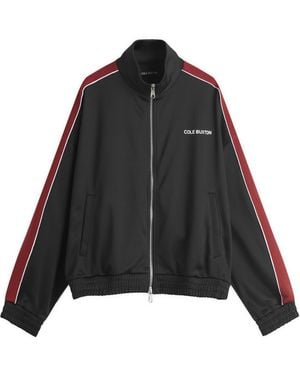 Cole Buxton Contrast Tape Track Jacket - Black