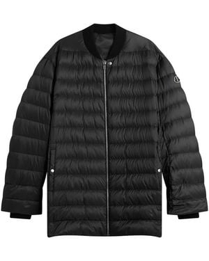 Rick Owens X Moncler Flight Parka Jacket - Black