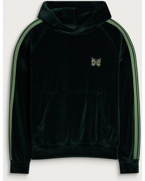 Needles Velour Track Hoodie - Black
