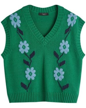 Weekend by Maxmara Knitted Waistcoat - Green