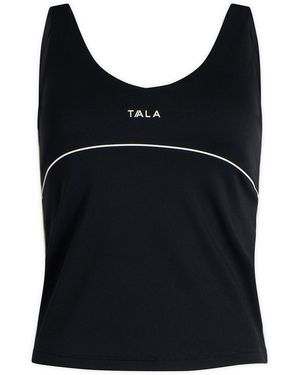 Tala Skinluxe Contrast Piping Vest - Black