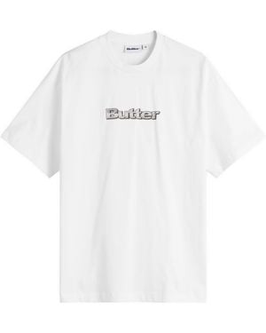 Butter Goods Alloy Logo T-Shirt - White