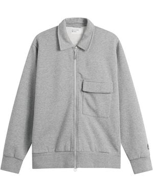 Universal Works Tylerzip Sweat Jacket - Grey