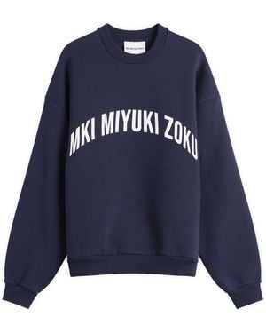 MKI Miyuki-Zoku Arch Sweatshirt - Blue